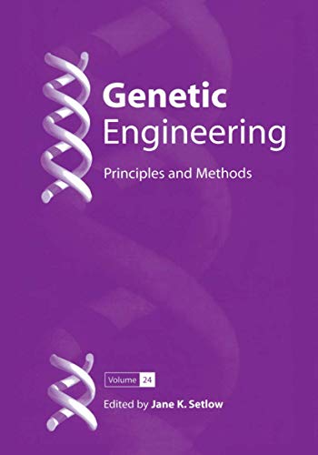 Imagen de archivo de Genetic Engineering: Principles and Methods: Volume 24 a la venta por Plum Books