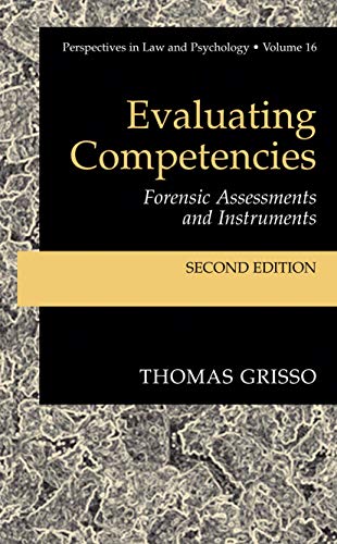 9780306473449: Evaluating Competencies: Forensic Assessments and Instruments: 16