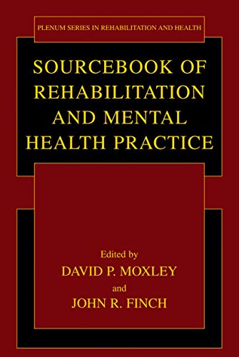 Beispielbild fr Sourcebook of Rehabilitation and Mental Health Practice zum Verkauf von Better World Books