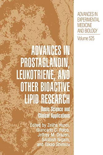 Beispielbild fr Advances in Prostaglandin, Leukotriene and Other Bioactive Lipid Research zum Verkauf von Kennys Bookshop and Art Galleries Ltd.