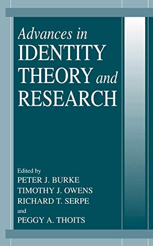 Imagen de archivo de Advances in Identity Theory and Research a la venta por Better World Books