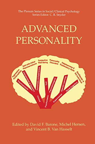 Beispielbild fr Advanced Personality (The Springer Series in Social Clinical Psychology) zum Verkauf von HPB-Red