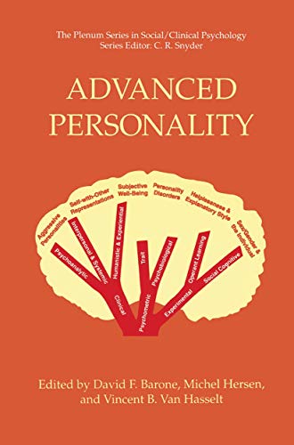 Stock image for Advanced Personality (The Springer Series in Social Clinical Psychology) for sale by SecondSale