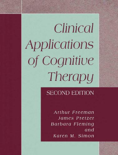 9780306484629: Clinical Applications of Cognitive Therapy