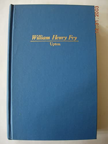 Stock image for William Henry Fry for sale by Book Dispensary