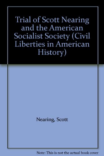Nearing Scott Trial (Civil Liberties in American History) (9780306719660) by Out Of Print