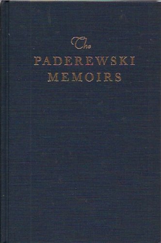 Stock image for The Paderewski Memoirs for sale by TranceWorks