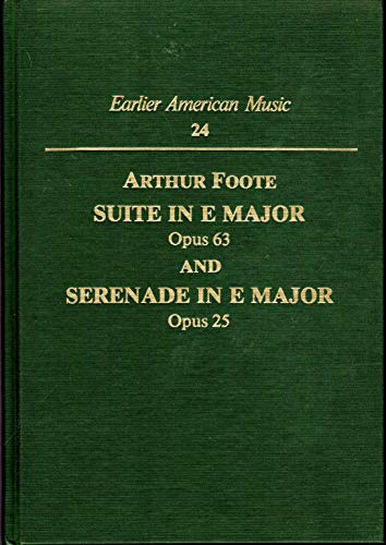 Beispielbild fr Suite in E Major, Op. 63 and Serendade in E Major, Op. 25 zum Verkauf von Better World Books