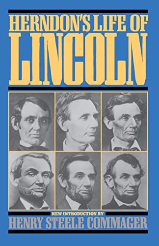 Beispielbild fr Herndon's Life Of Lincoln (Da Capo Paperback) zum Verkauf von Wonder Book