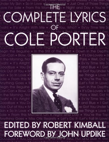 Beispielbild fr The Complete Lyrics Of Cole Porter zum Verkauf von Vintage Books and Fine Art