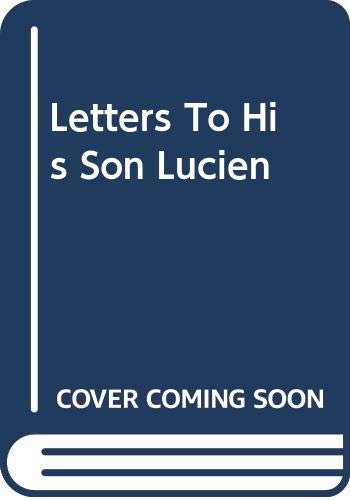Imagen de archivo de Camille Pissarro, Letters to His Son Lucien (Da Capo Press) a la venta por Hennessey + Ingalls