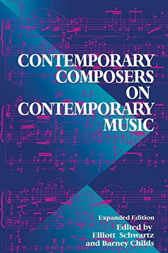 Imagen de archivo de Contemporary Composers On Contemporary Music a la venta por Decluttr