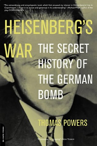 Stock image for Heisenberg's War : The Secret History of the German Bomb for sale by Better World Books