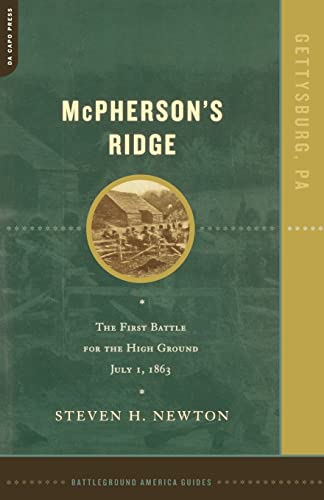 Imagen de archivo de McPherson's Ridge: The First Battle For The High Ground, July 1, 1863 (Battleground America Guides) a la venta por Once Upon A Time Books