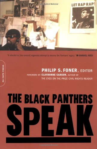 Beispielbild fr The Black Panthers Speak zum Verkauf von Solr Books