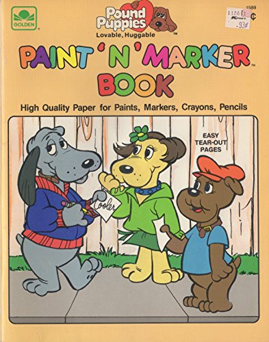 Pound Puppies Paint N Marker (9780307015891) by Golden Books
