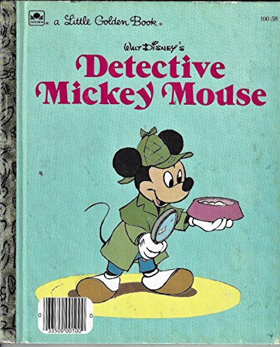 Beispielbild fr Walt Disney's Detective Mickey Mouse (A Little Golden Book) zum Verkauf von Wonder Book