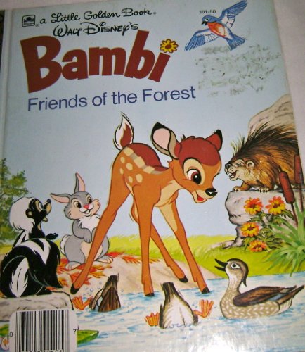 Imagen de archivo de Walt Disney's Bambi: Friends of the Forest (A Little Golden Book) a la venta por Wonder Book