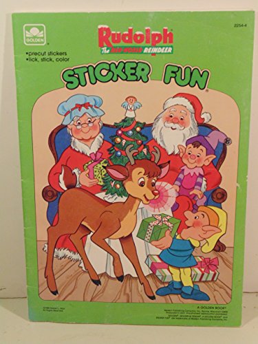 Stock image for Rudolph The Red-Nosed Reindeer Sticker Fun for sale by Newsboy Books