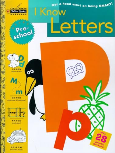 Beispielbild fr I Know Letters (Preschool) zum Verkauf von Better World Books