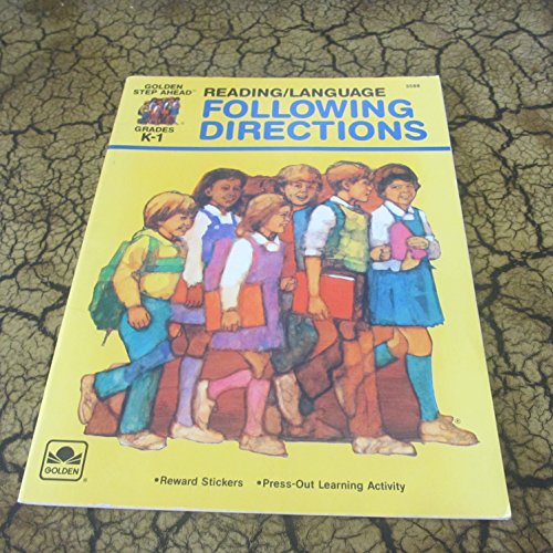 Stock image for Following Directions: Reading-Language Grades K-1 (Golden Step Ahead Series) for sale by GloryBe Books & Ephemera, LLC