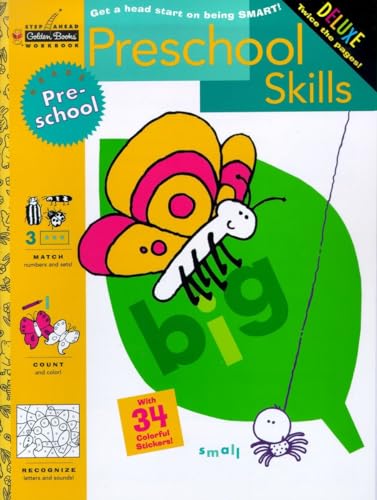 9780307036674: Sadx:Preschool Skills (Step Ahead Golden Books Workbook)