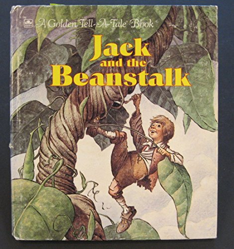 Beispielbild fr Jack and the beanstalk (A Golden tell-a-tale book) zum Verkauf von Wonder Book