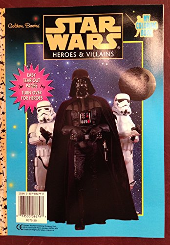 Imagen de archivo de Star Wars Heroes & Villains - My Coloring Book (Golden Books) a la venta por Ed Buryn Books