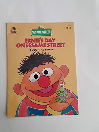 9780307089632: Ernie's Day on Sesame Street (A Golden Books Coloring Book)