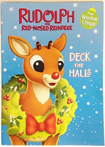 Stock image for Rudolph the Red-Nosed Reindeer Deck the Halls Coloring Activity Book (Plus Window Clings) for sale by BookShop4U