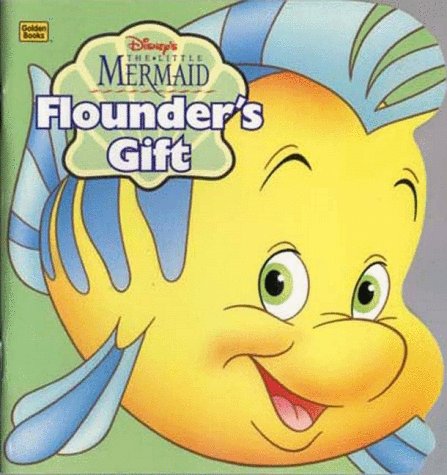 Stock image for Disney's the Little Mermaid: Flounder's Gift (Golden Little Super Shape Books) for sale by Orion Tech