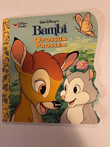 Stock image for Walt Disney's Bambi Opossum Problem (Little Super Shape Book) for sale by Wonder Book