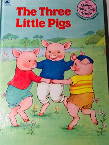 Beispielbild fr Three Little Pigs (A Golden Very Easy Reader, Level One, Grades K-1) zum Verkauf von Half Price Books Inc.