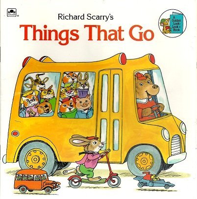 Beispielbild für Richard Scarry?'s Things That Go (A Golden Look-Look Book) zum Verkauf von SecondSale