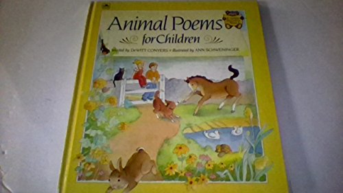 Beispielbild fr Animal Poems for Children (Golden Storytime Book) zum Verkauf von Wonder Book