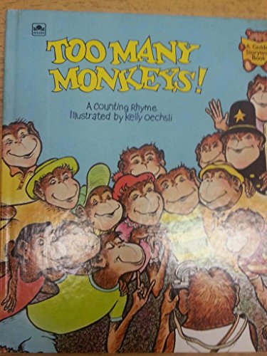 Stock image for Too Many Monkeys: A Counting Rhyme (Golden Storytime Book) for sale by Your Online Bookstore