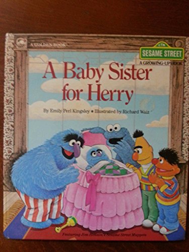 Baby Sister for Herry (Sesame Street Growing Up) A Golden Book