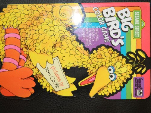 9780307122544: Big Bird's Color Game (Golden Sturdy Shape Book / Sesame Street)