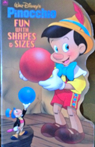 Beispielbild fr Walt Disney's Pinocchio: Fun With Shapes & Sizes (Golden Books) zum Verkauf von Bookmonger.Ltd