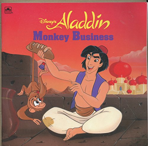 Imagen de archivo de Disney's Aladdin: Monkey Business (Golden Books) a la venta por Orion Tech