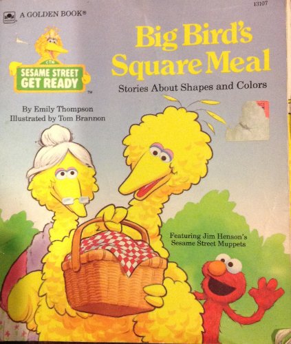 Beispielbild fr Big Birds Square Meal: Stories About Shapes and Colors (Sesame Street Get Ready) zum Verkauf von Wonder Book