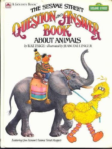 Imagen de archivo de The Sesame Street Question And Answer Book About Animals a la venta por Your Online Bookstore