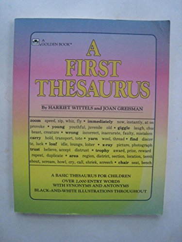 Stock image for A First Thesaurus for sale by Gulf Coast Books