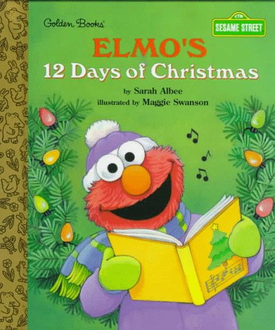 9780307160959: Elmo's 12 Days of Christmas (Little Golden Storybook)