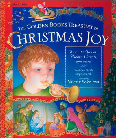Beispielbild fr GOLDEN BOOKS TREASURY OF CHRISTMAS JOY,Favorite Stories, Poems, Carols, and more. zum Verkauf von WONDERFUL BOOKS BY MAIL