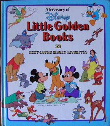 Stock image for A Treasury of Disney Little Golden Books: 22 Best Loved Disney Favorites for sale by Wonder Book