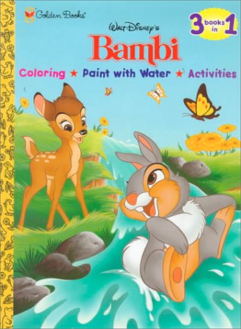 Stock image for Walt Disney's Bambi: Coloring, Paint With Water, Activities for sale by Bank of Books