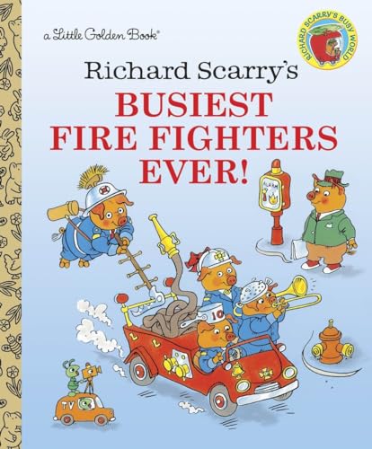Beispielbild für Richard Scarry's Busiest Firefighters Ever (Little Golden Books) zum Verkauf von SecondSale