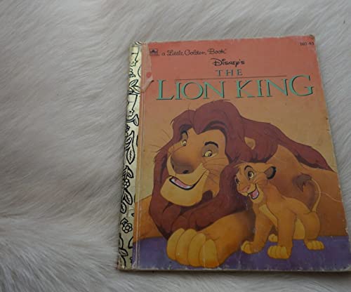 Beispielbild fr Disney's The Lion King (Little Golden Book) zum Verkauf von SecondSale