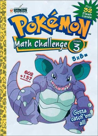 9780307306128: Pokemon Math Challenge: Grade 3